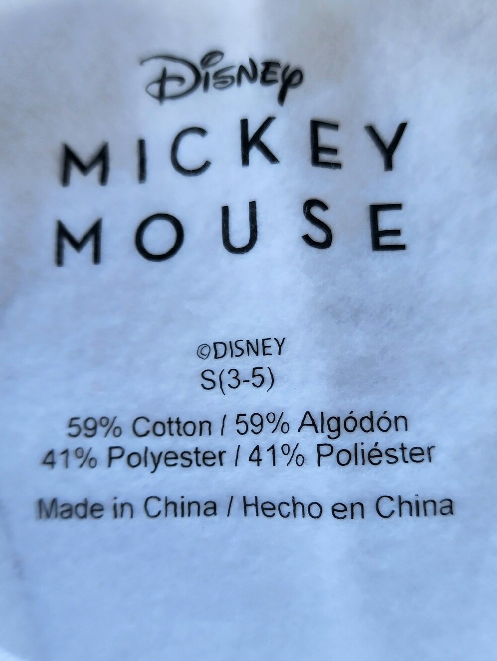 Disney White Mickey Graphic Sweatshirt with Red and Black Accents - Picture 8 of 8